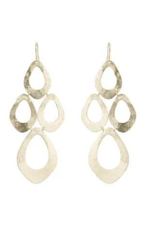 Rashi Multi Diamond Shape Chandelier Earrings