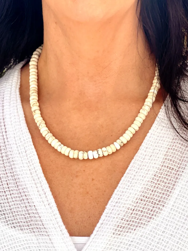 Rondelle Necklace - Ivory