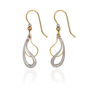 Silver Forest Playful Paisley Duet Drop Earrings