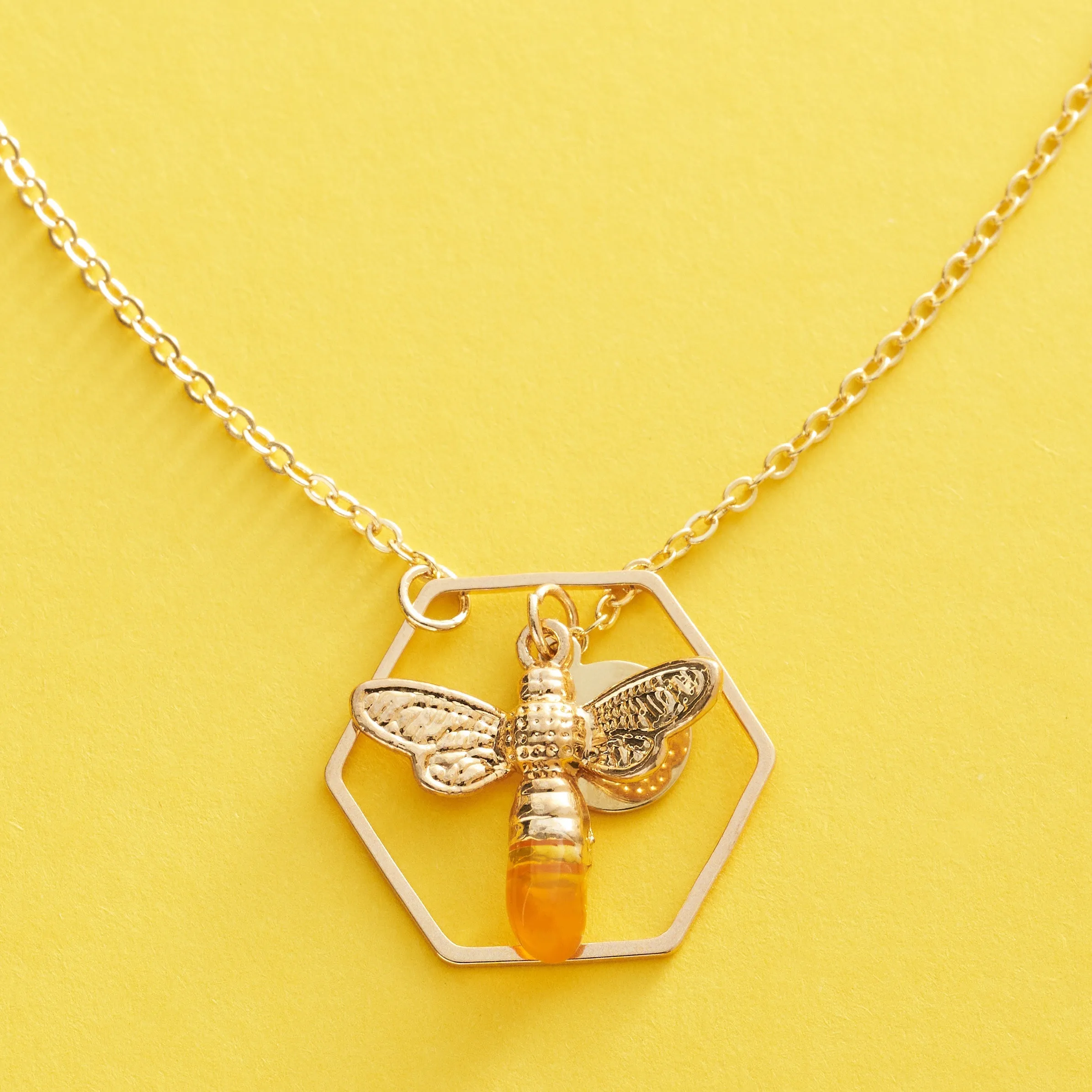 Silver Little Bee Necklace