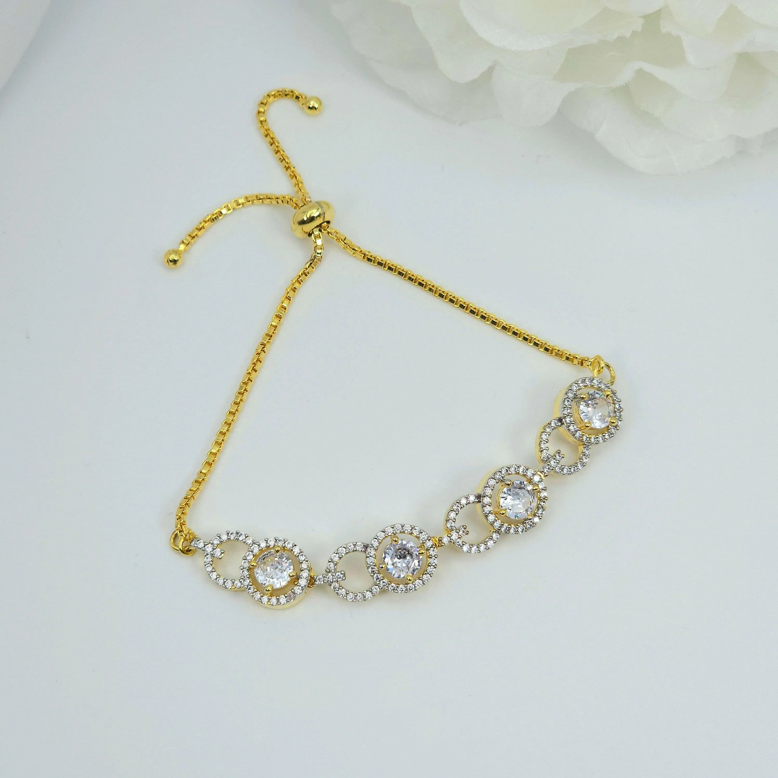 Simple Adjustable Chain AD Bracelet