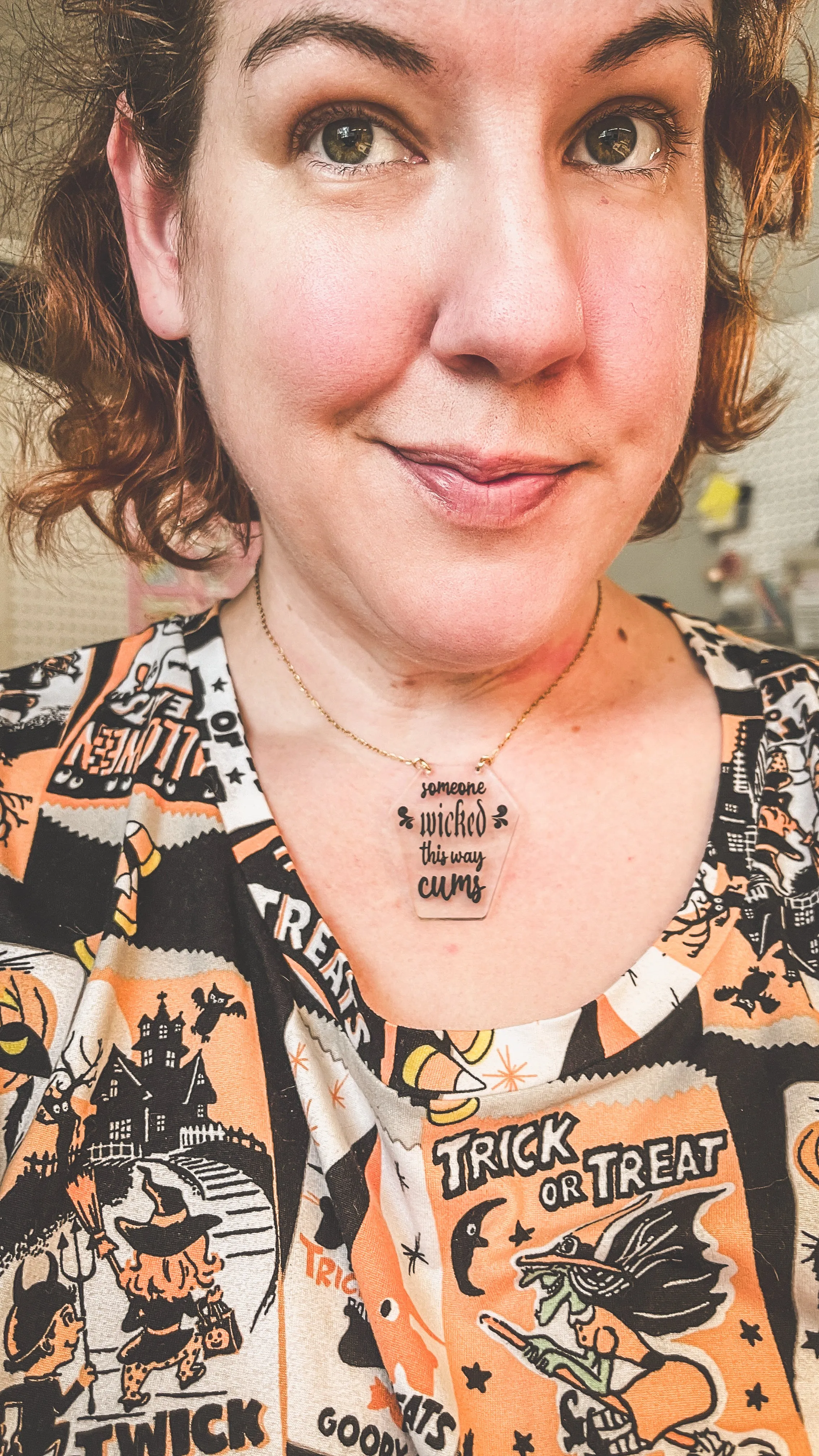 Someone Wicked This Way Cums - Tattoo Necklace