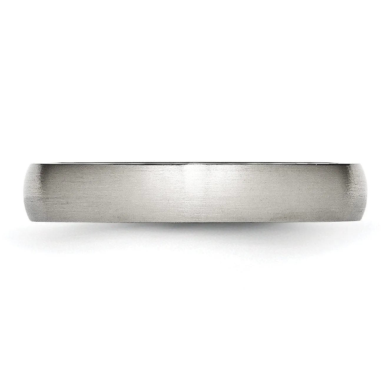 Stainless Steel Beveled Edge Brushed Band