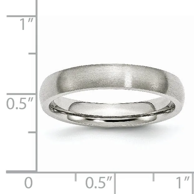 Stainless Steel Beveled Edge Brushed Band