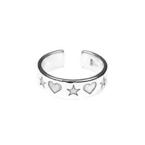 Star Heart Ring