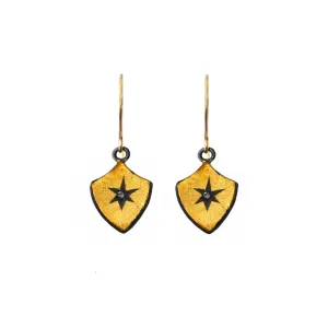 Star Shield Earrings