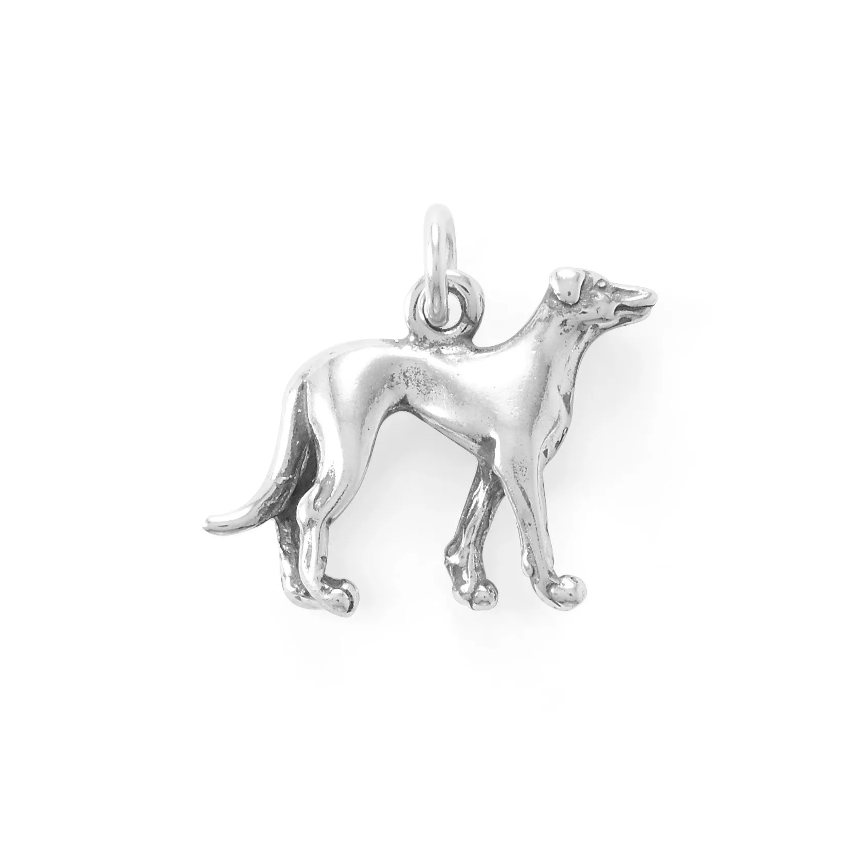 Sterling Silver Greyhound Charm