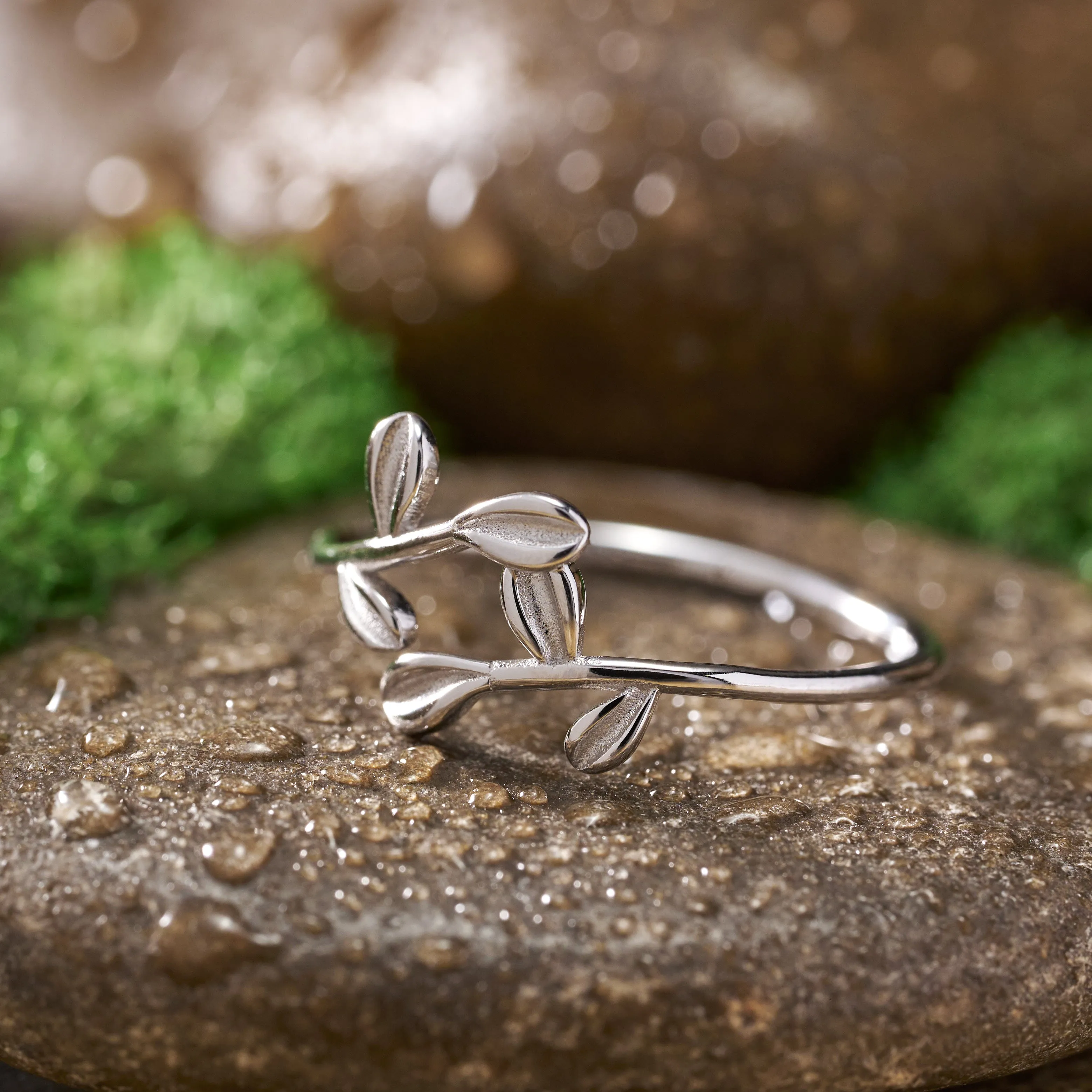 Sterling Silver Little Tree Branch Ring