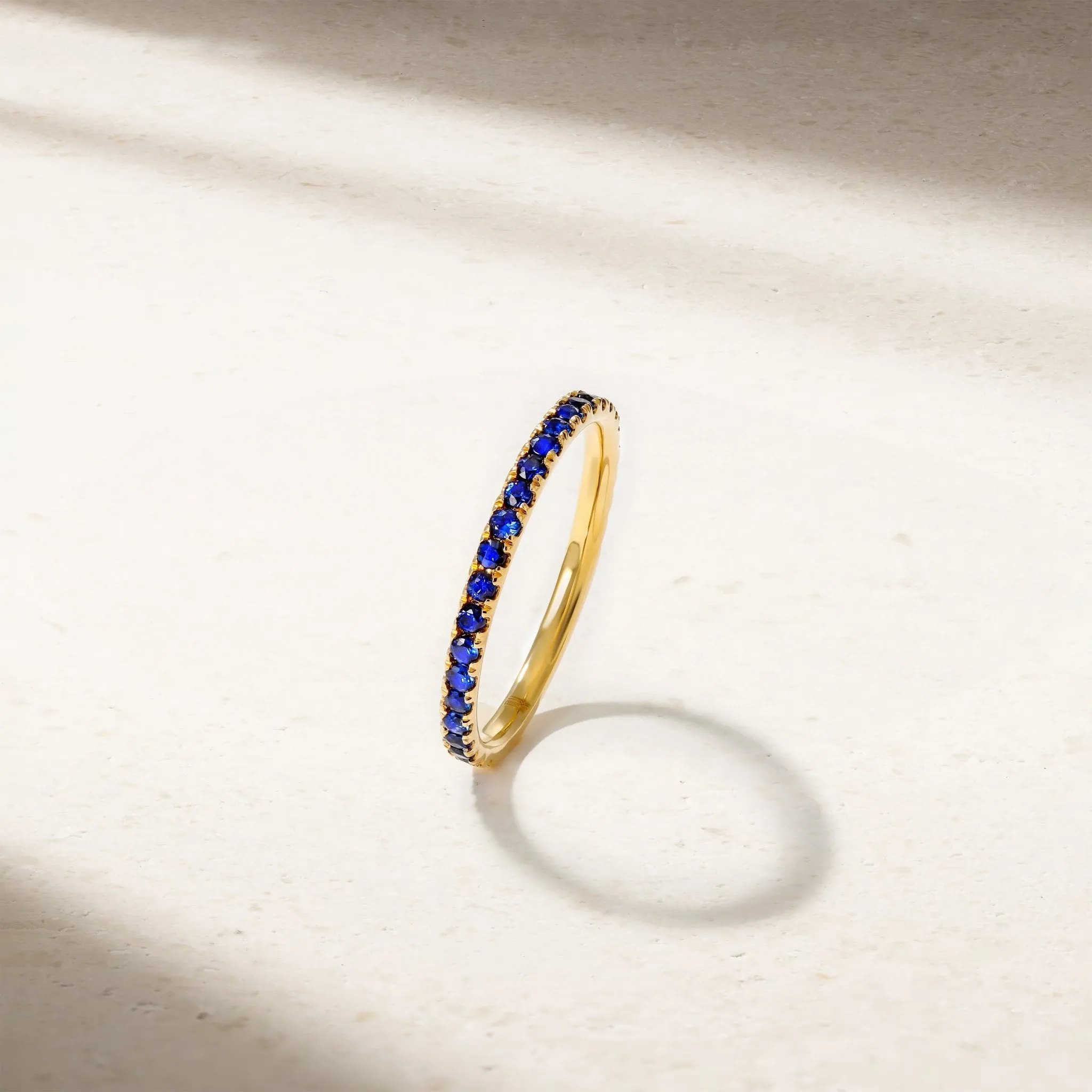 Thread Sapphire Ring