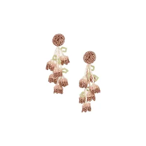 Tulips Beaded Earrings