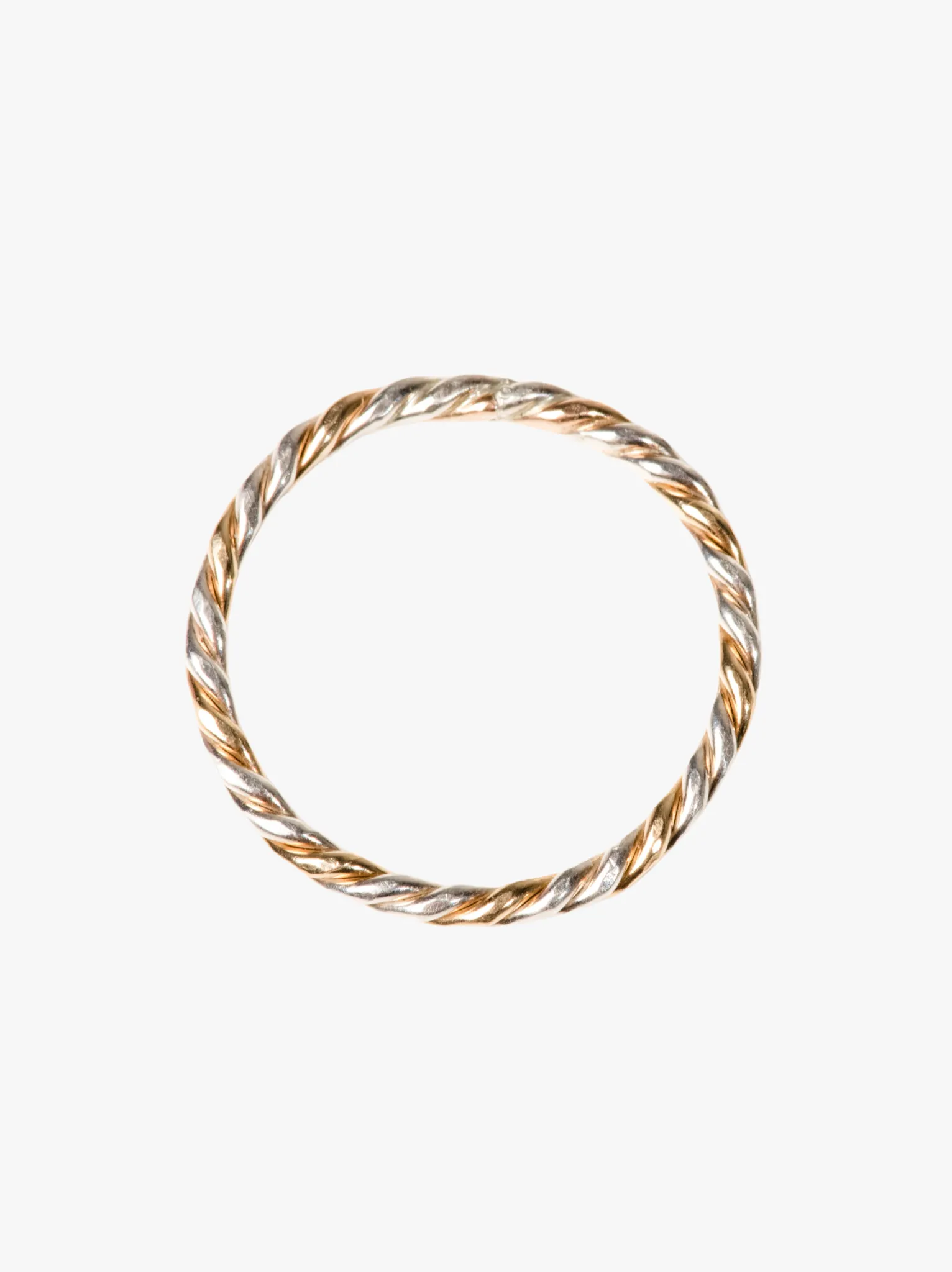 Two-Tone Twist Ring