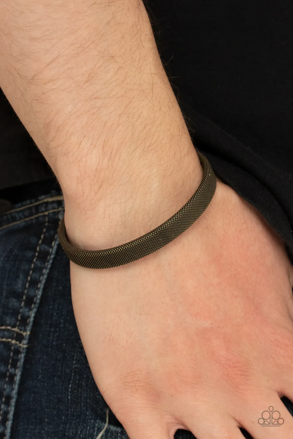 Urban Bracelets Quit MESHing around - Brass