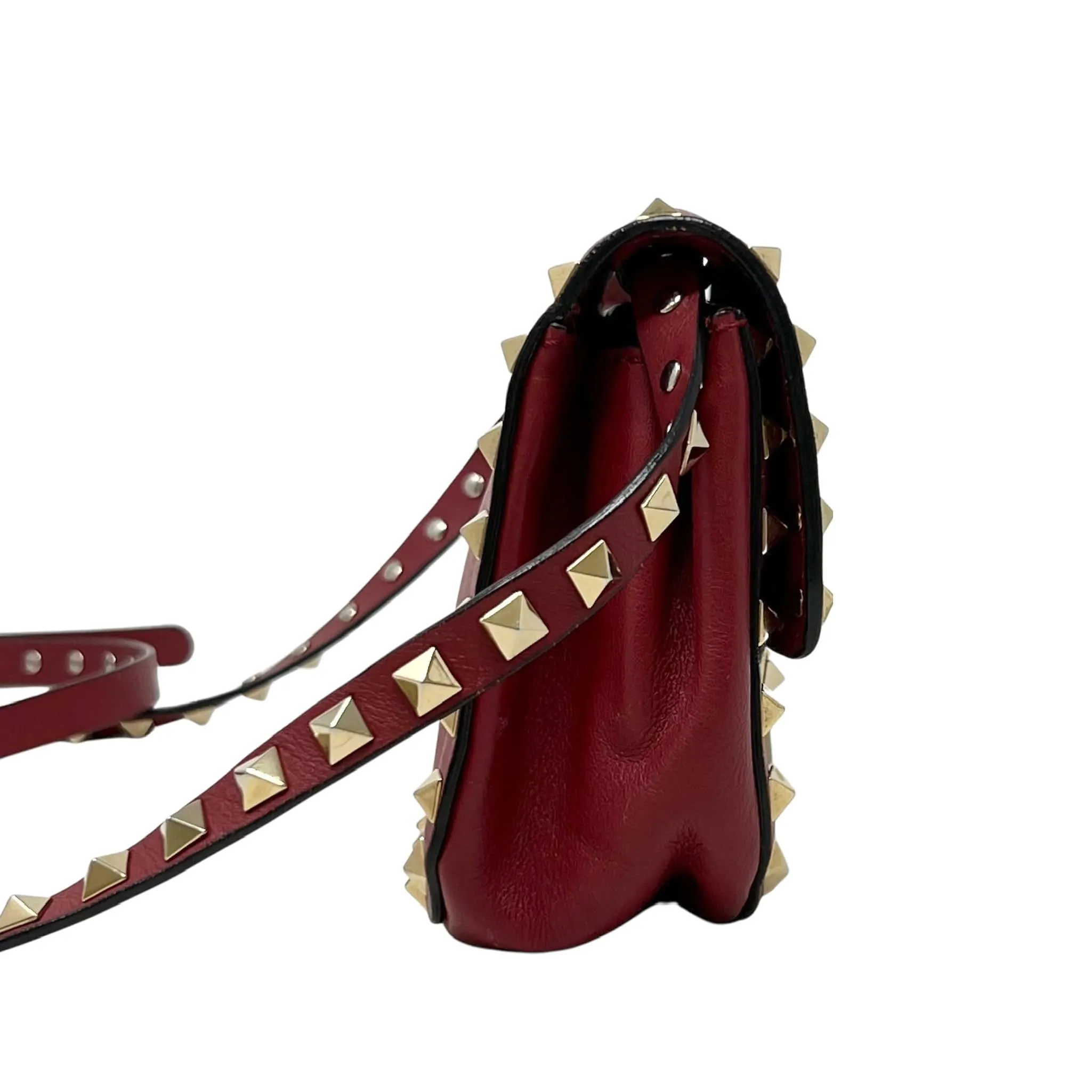 Valentino Red Mini Rockstud Bag