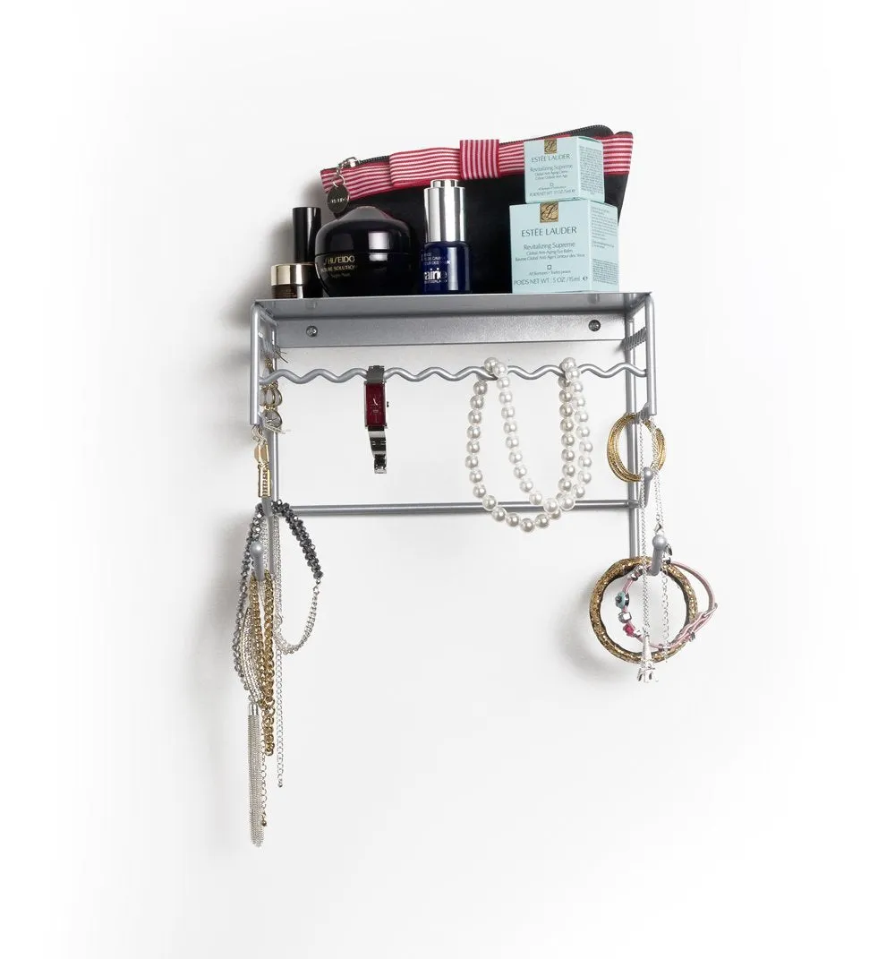 Wall Mounted Jewelry Organizer Shelf