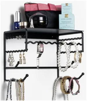 Wall Mounted Jewelry Organizer Shelf