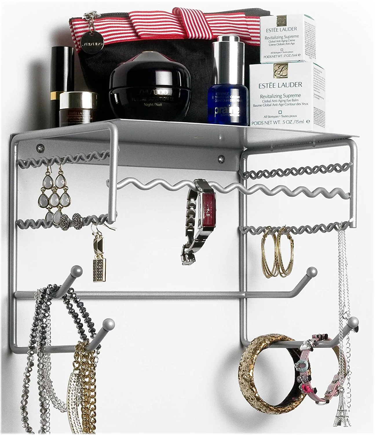 Wall Mounted Jewelry Organizer Shelf