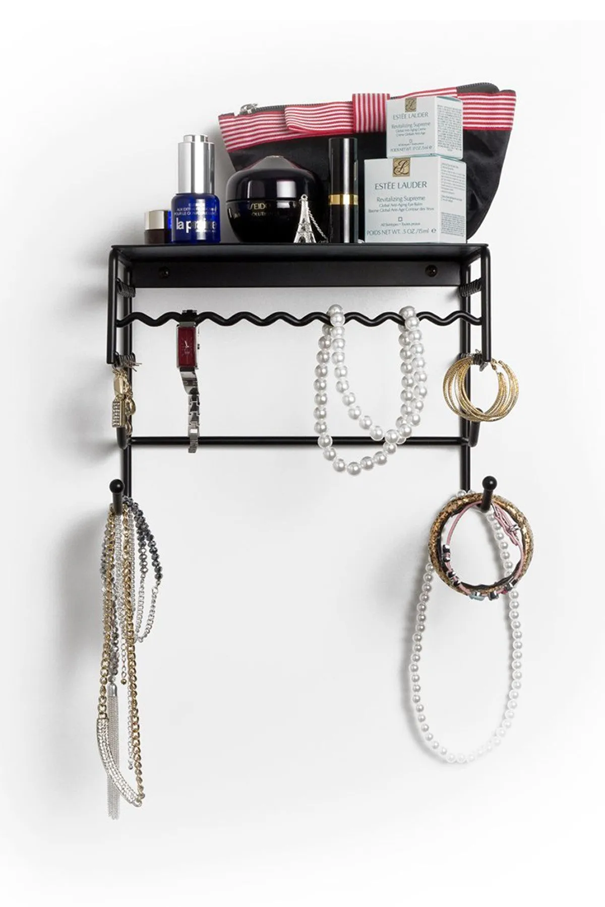 Wall Mounted Jewelry Organizer Shelf