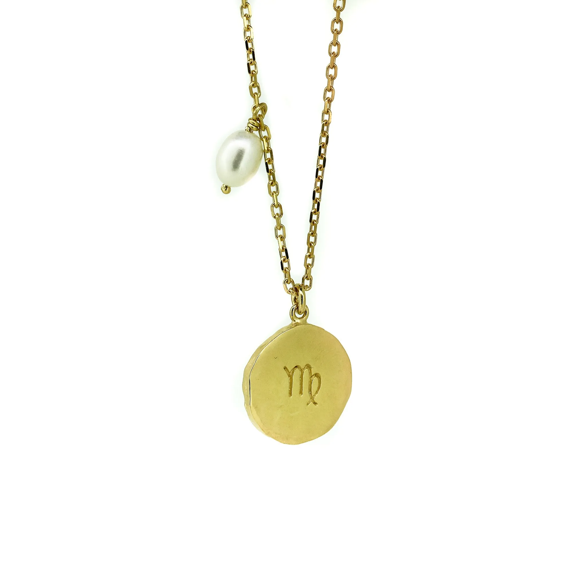 Zodiac Virgo Necklace Gold